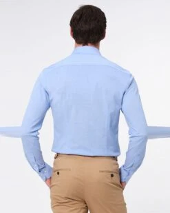 Dutch Dandies Knitted Slim Fit Overhemd LM -Profuomo Mode Winkel 053081 001 4 2