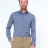Dutch Dandies Knitted Slim Fit Overhemd LM -Profuomo Mode Winkel 071718 002 1 1