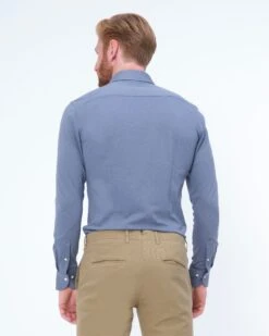 Dutch Dandies Knitted Slim Fit Overhemd LM -Profuomo Mode Winkel 071718 002 4 1