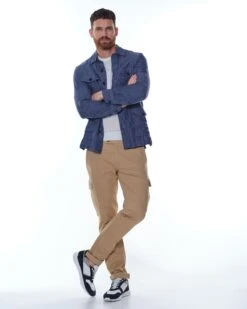 Dutch Dandies Linnen Overshirt -Profuomo Mode Winkel 073902 001 3 1