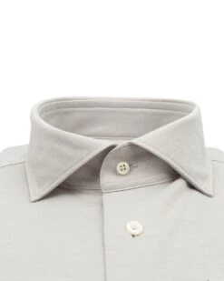 Profuomo Japanese Knitted Overhemd LM -Profuomo Mode Winkel 075407 001 2 1